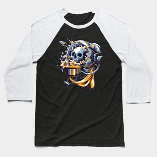 astronaut skull Baseball T-Shirt